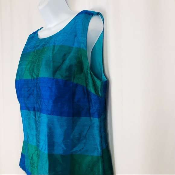 Talbots Silk sleeveless top NWT 12 - Picture 4 of 14